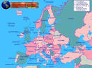 Mappa geografica Europa
