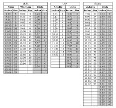 Measurement Tables - Shoebuy.com - FREE Shipping & Exchanges