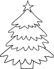 Trees coloring page