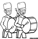 Marching Band coloring page
