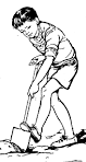 Arthur's Free B&amp;W Boy Clipart Page 1
