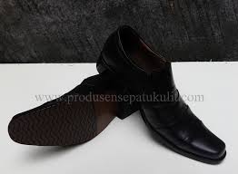 jual Sepatu Kulit Pria,sepatu Kantor,Black SFO 007,Sepatu Kerja ...