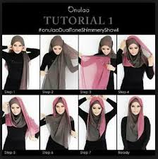 Cara Berhijab Modern Casual - Tutorial Hijab - Cara Memakai Jilbab ...