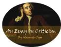 British Literature Wiki - An Essay on Criticism