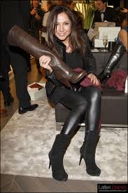 leggings and boots
