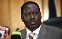 Raila Odinga, the Kenyan prime