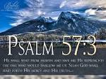 Bible In Psalm 57:3 - Christian Background
