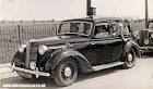 Post-war Austin 16 saloon cars.