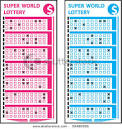 Winning LOTTERY TICKETS Vector - 59480956 : Shutterstock