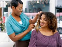 black hair stylist