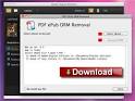 Remove DRM from PDF/ePub ebook - Convert to PDF/epub/mobi format.