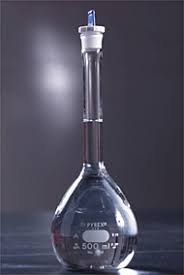 Volumetric Flask: http://www.google.com/imgres?q=volumetric+flask&num=10&hl=en&gbv=2&biw=1440&bih=687&tbm=isch&tbnid=bj2hD1rUO0CvpM:&imgrefurl=http://www.dartmouth.edu/%7Echemlab/techniques/vol_flasks.html&docid=k7wQdFZRLHT47M&w=190&h=284&ei=RvZ4Ts6NDoO3tweX562VDA&zoom=1&iact=hc&vpx=181&vpy=210&dur=1845&hovh=227&hovw=152&tx=115&ty=158&sqi=2&page=1&tbnh=125&tbnw=82&start=0&ndsp=30&ved=1t:429,r:0,s:0