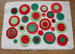 Diary of a Quilter - a quilt blog: Felt Circle Pillow Tutorial