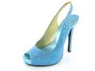 Light Blue Bridal Shoes Elegant Wedding Concept