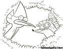 regular show color pages coloring page