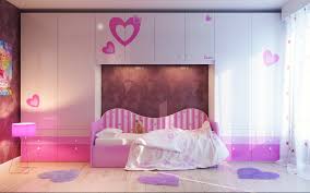 Pink white girls bedroom decor idea | Interior Design Ideas.