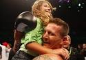 Well done dad . . . Danny Green gets a hug from his daughter Chloe after his ... - 420-danny-green-420x0