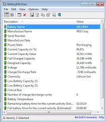 Come conoscere informazioni sulla batteria del notebook con BatteryInfoView