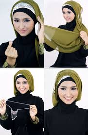 Tutorial Berhijab Segiempat Anggun dan Elegan untuk Pesta