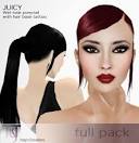 TuTy's JUICY Wet look ponytail - Full pack - juicy%20full%20pack