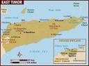 Map of East Timor