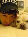 丁春诚和斗牛犬萌照