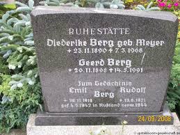 Grab von Emil Berg (30.11.1919-04.05.1942), Friedhof Groothusen