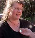 Lee Ann Combs with black widow amulet necklace (Some of the information ... - leeann-necklace1