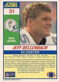 1990 Score #31 Jeff Dellenbach Back - 3253-31Bk