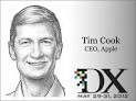 Apple CEO Tim Cook's First Time in the Red Chair at D - Ina Fried ...