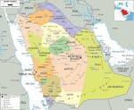 Political Map of Saudi Arabia and Saudi Arabia Details Map