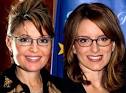 Sarah Palin on left with Tina