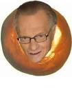 CNN's Larry King a bagel man? That apparently will be the long-time talk ... - LarryKingBagel