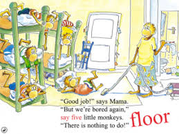 Image result for five little monkeys nothing to do