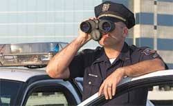 police binoculars