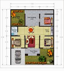 Gambar Denah Rumah Minimalis 1 Lantai Modern - Desain Denah Rumah ...