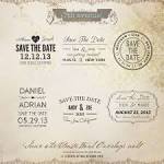 Save the Date Word Overlays vol.1 [overlays-savethedate1] - $20.00