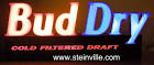 Bud Dry neon beer sign tubes &amp; parts.