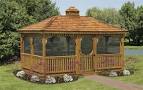 Wood Rectangle Gazebos - Best Built Sheds