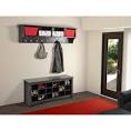 Broadway Black 60 inch Wide Hanging Entryway Shelf | Overstock.