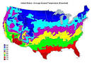 average temp usa