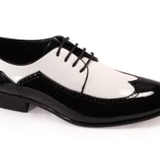 Men Dress Shoes Black And White Fmnbnbr | FOOTWEARPEDIA