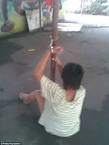 Homeless children CAGED in Manila to keep the streets clean for.