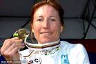2008 UCI Road World Championships - Elite Women Time Trial: Amber Neben ... - 2008_uci_road_world_championships_elite_women_time_trial_amber_neben_usa_shows_gold_medal_after_win_podium