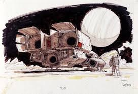 Alien: The history of the Nostromo, by Ron Cobb - Alien_Tug