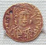 File:Imitation of Byzantine coin found in Astana Central Asia 6th ...