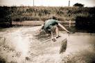 When we hit it the water was running fast, creating a standing wave at the - via Daymix