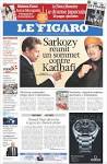 Newspaper LE FIGARO (France). Newspapers in France. Saturdays.