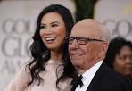 current wife, Wendi Deng.