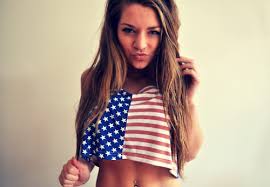 عكس هاي دخترانه پرچم امريكا 1